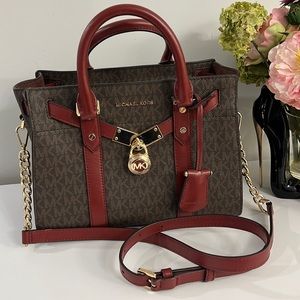 MICHAEL KORS Small Hamilton Satchel Handbag